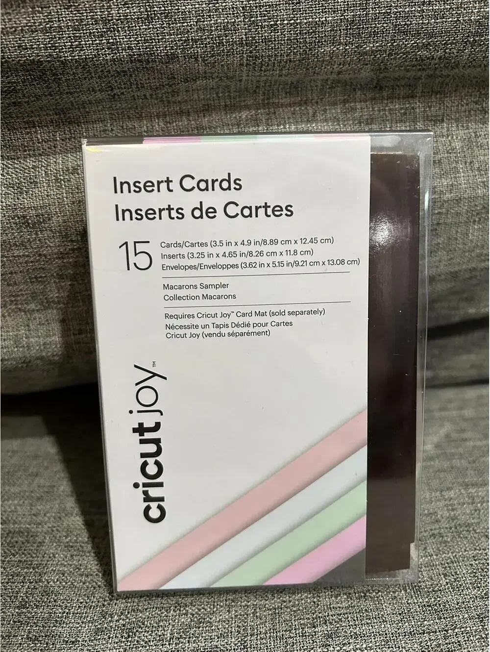 Cricut Joy Insert Cards Macarons Sampler 2008785 15 Count